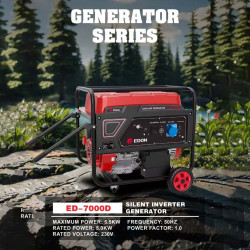 EDON-ED-7000-D 5.5KW ماكينة مولد كهرباء بنزين