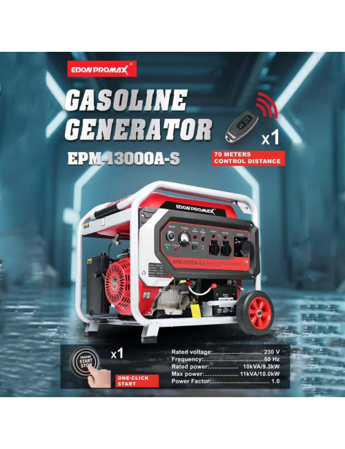 EDON-EPM-13000A-S 10KW ماكينة مولد كهرباء بنزين