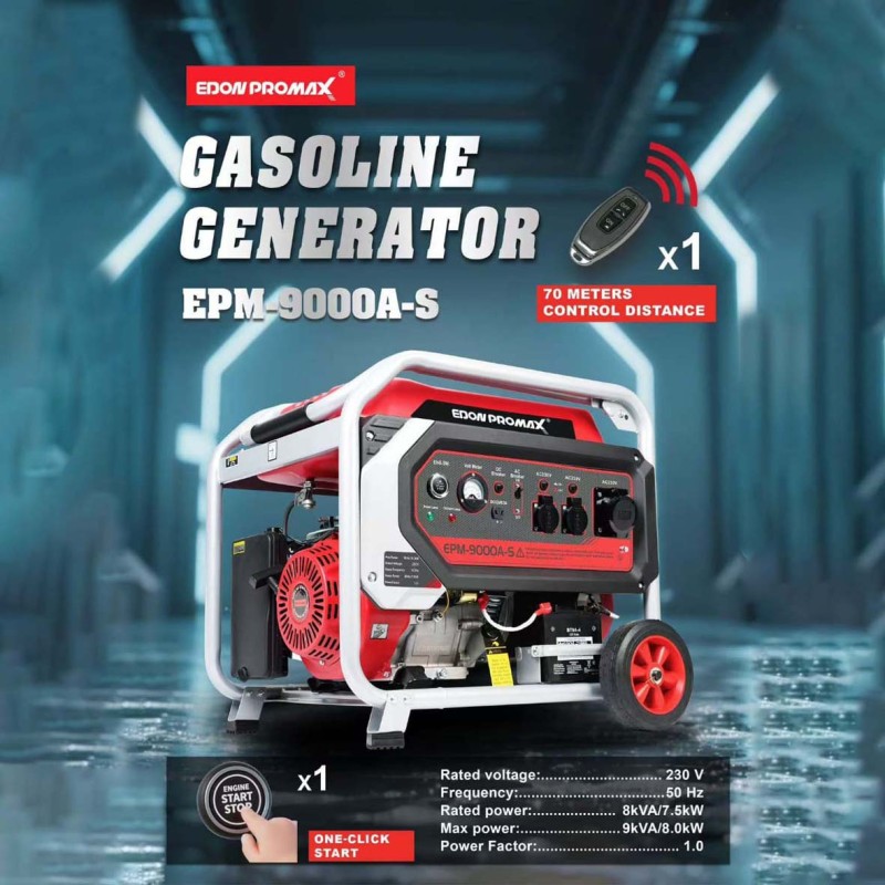 EDON-EPM-9000A-S GASOLINE GENERATOR 9Kw