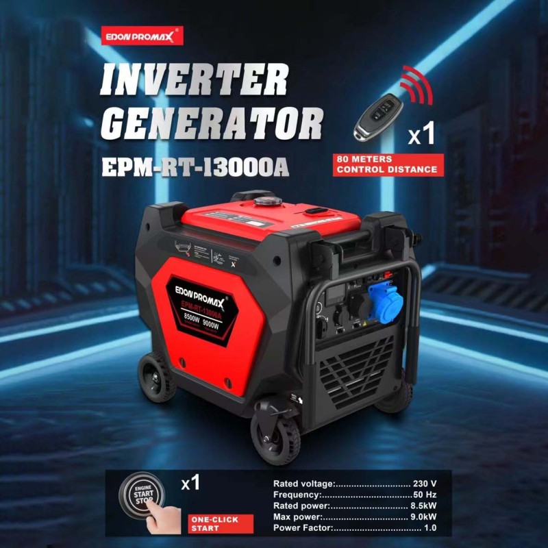 EDON-EPM-RT-13000A 9KW ماكينة مولد كهرباء بنزين صامت