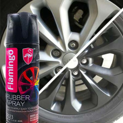 17519- صبغ رنجات اسود لامع فلامينجو