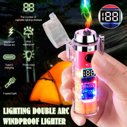 C-7343 HIGHLIGHT LED WINDPROOF CIGARETTE LIGHTER