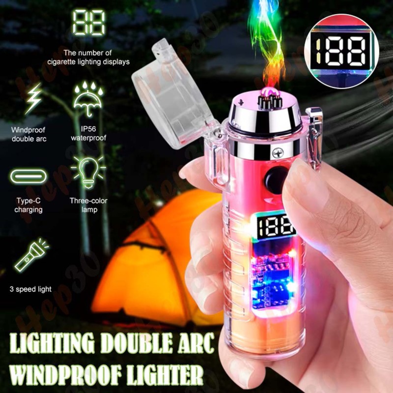 C-7343 LED ولاعة قوية ضد الهواء