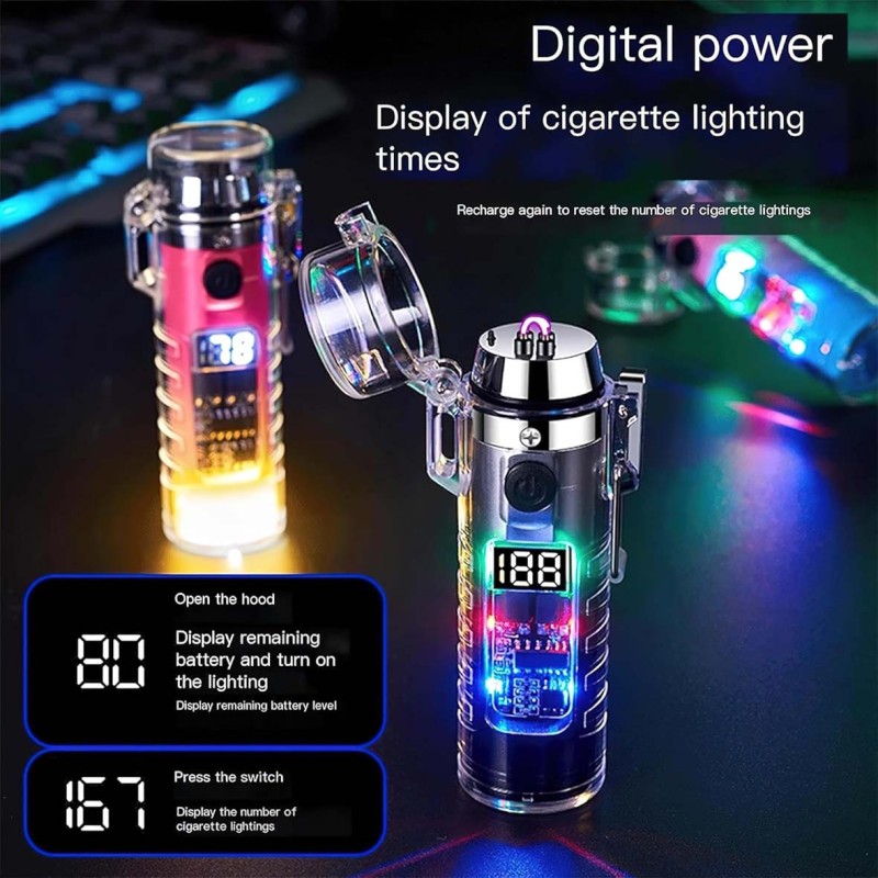 C-7343 LED ولاعة قوية ضد الهواء