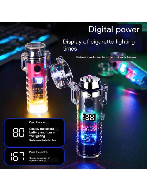 C-7343 LED ولاعة قوية ضد الهواء