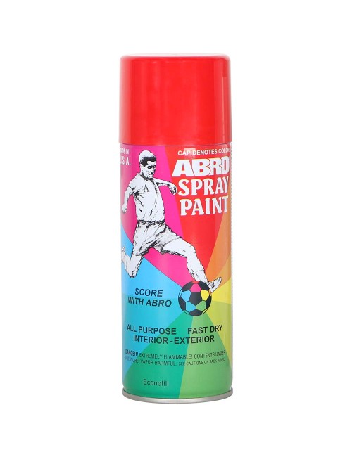 ABRO SPRAY PAINT 073 GLOSS FIRE RED