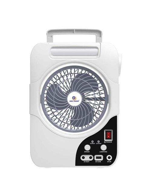 EP-706 RECHARGEABLE SOLAR FAN 8INCH