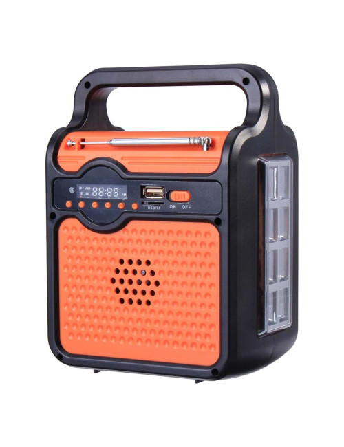 EASY POWER EP-371 9V 3W مولد كهرباء طاقة شمسية مع بنل/سماعة