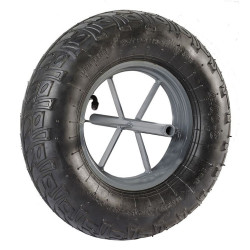 AIR WHEEL 400-8 FOR 1092G WHEELBARROW GREEN 160 LTR