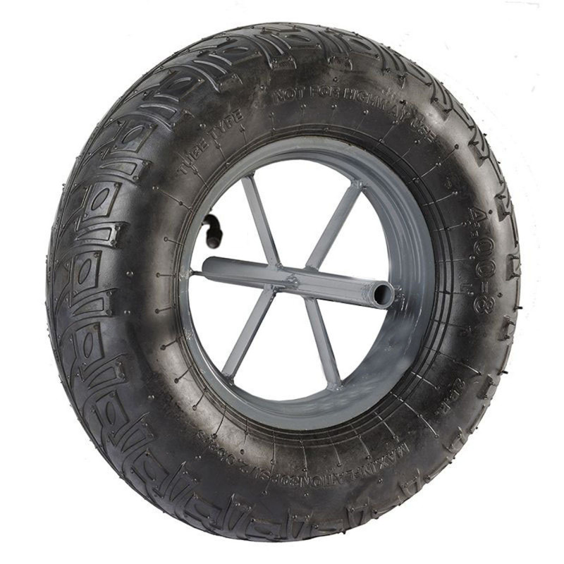 AIR WHEEL 400-8 FOR 1092G WHEELBARROW GREEN 160 LTR