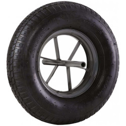 TUBELESS WHEEL 400-8 FOR WHEELBARROW GREEN x XL 160 LTR