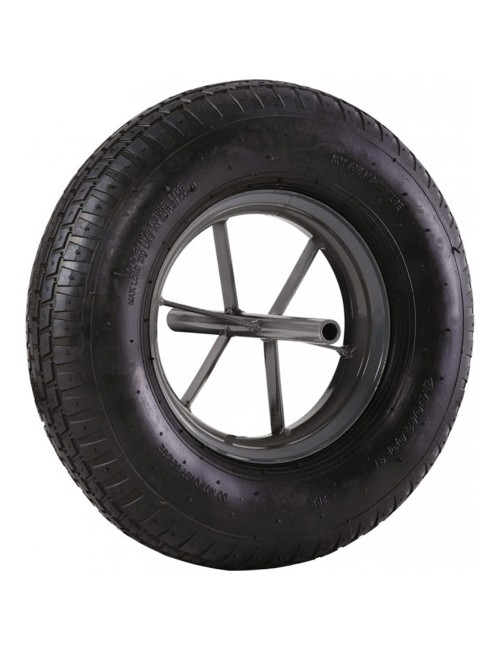 TUBELESS WHEEL 400-8 FOR WHEELBARROW GREEN x XL 160 LTR