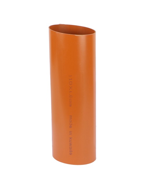 PIPE DUCT 4" RED PASTE 110x2.2 MM