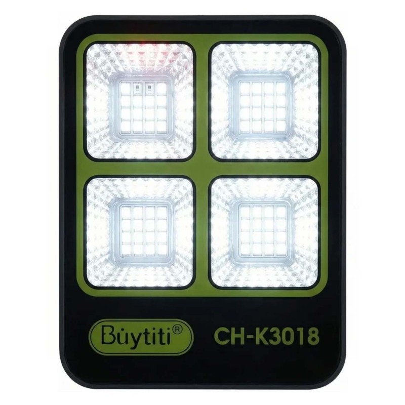 BUYTITI CH-K3018 SOLAR FLOOD LIGHT SOLAR ENEREGY RECHARGEABLE BATTERY