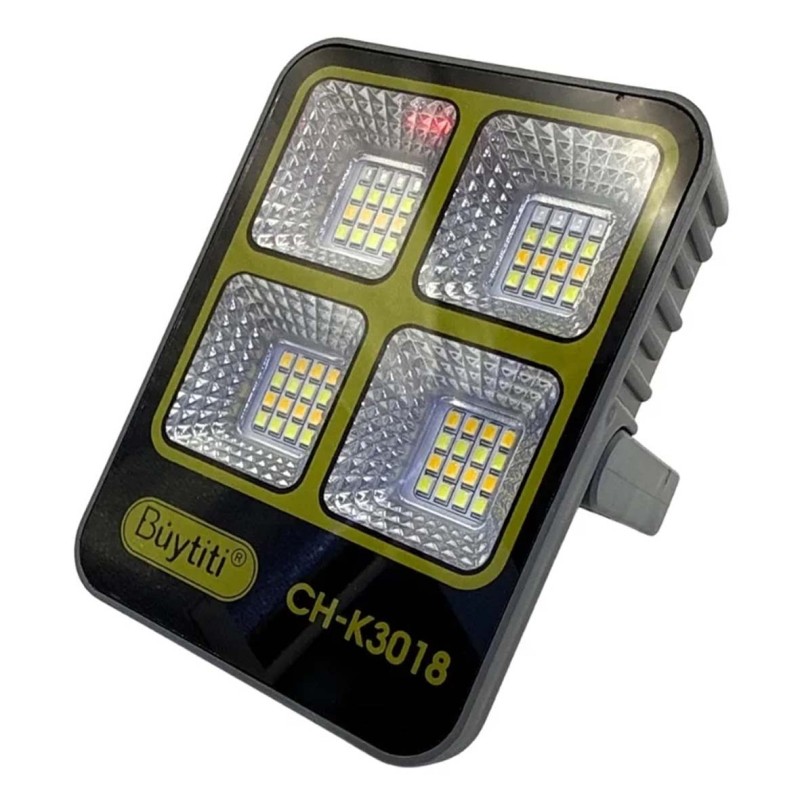 BUYTITI CH-K3018 SOLAR FLOOD LIGHT SOLAR ENEREGY RECHARGEABLE BATTERY
