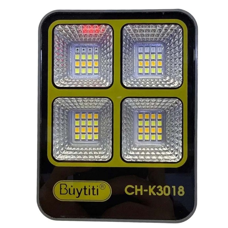 BUYTITI CH-K3018 SOLAR FLOOD LIGHT SOLAR ENEREGY RECHARGEABLE BATTERY