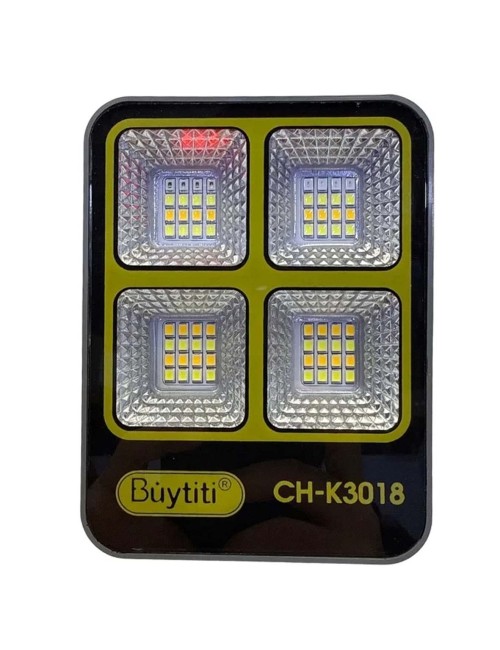 BUYTITI CH-K3018 SOLAR FLOOD LIGHT SOLAR ENEREGY RECHARGEABLE BATTERY