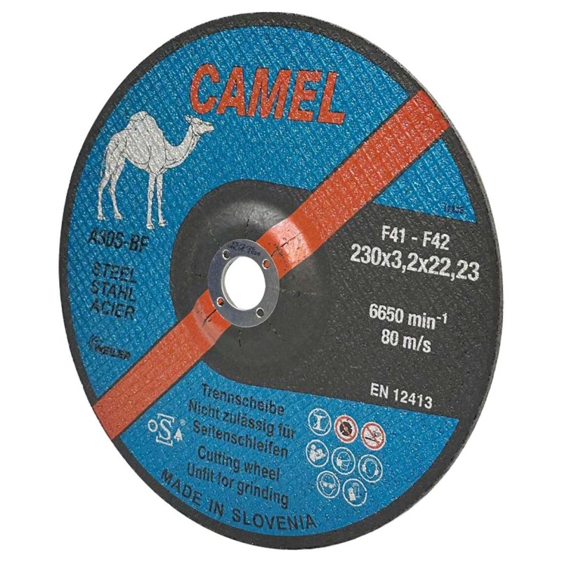 CAMEL METAL CUTTING DISC 9" x 3.2 x 22.2 MM