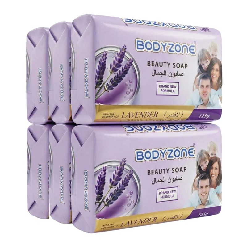 BODYZONE صابون غسيل الايدي 125 جرام 6 حبة