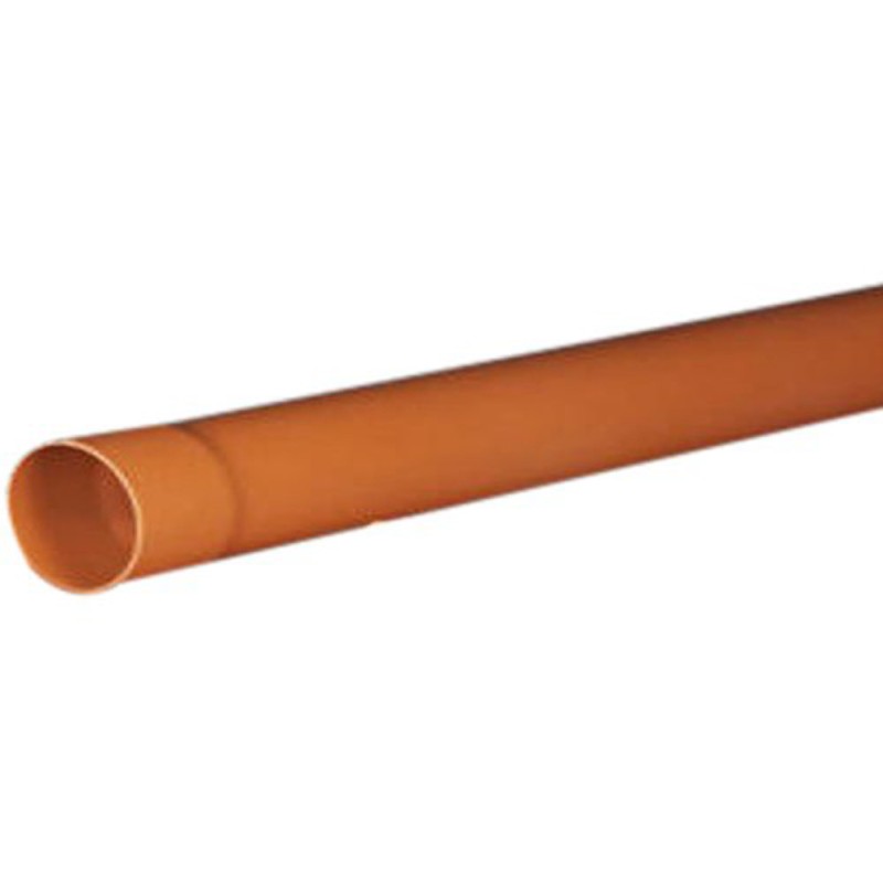 PVC DRAINAGE PIPE RED 1.5" x 6 MTR