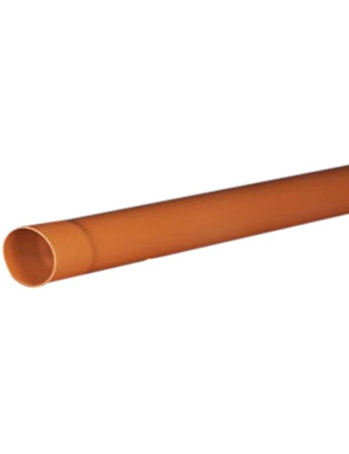 PVC DRAINAGE PIPE RED 1.5" x 6 MTR