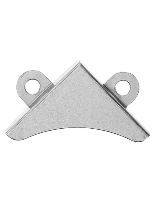 CHROME CORNER GLASS 3 X 3
