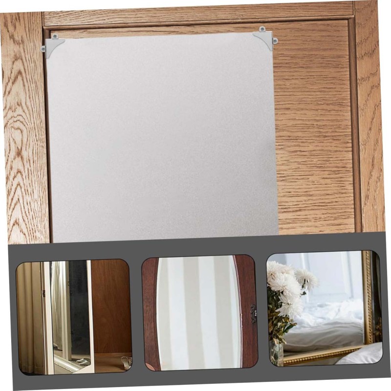 CHROME CORNER GLASS 3 X 3