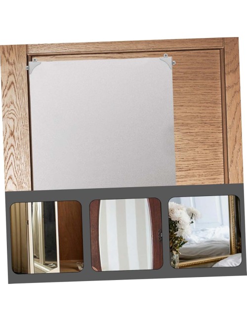CHROME CORNER GLASS 3 X 3