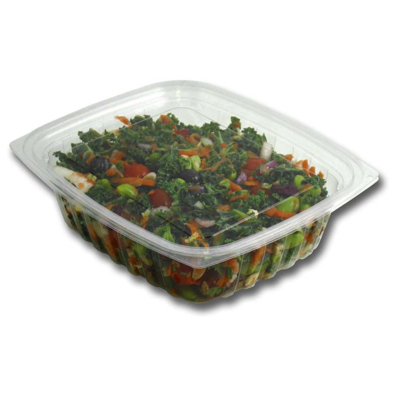 122509 ماعون مربع شفاف مع غطاء 10 حبة