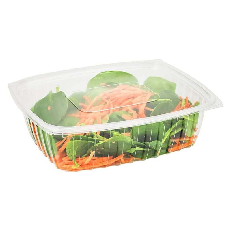 122400 ماعون مربع شفاف مع غطاء 10 حبة