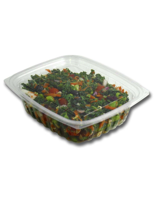 122400 ماعون مربع شفاف مع غطاء 10 حبة