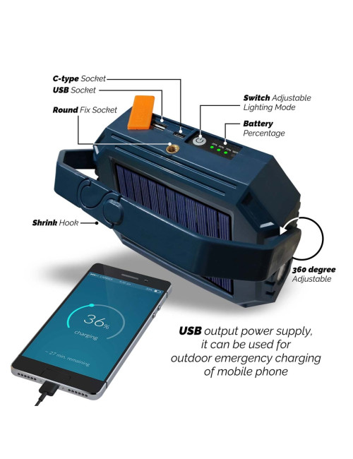 CK902/-SOLAR LED LIGHT WALL LAMP DOUBLE BULB
