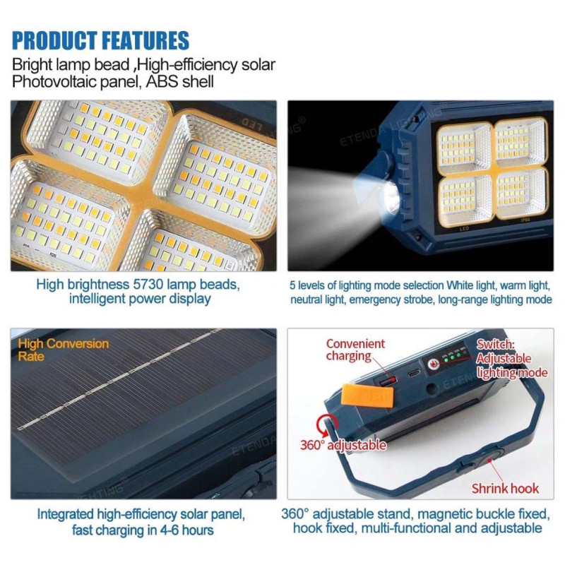 CK902/DO3-SOLAR LED LIGHT WALL LAMP DOUBLE BULB