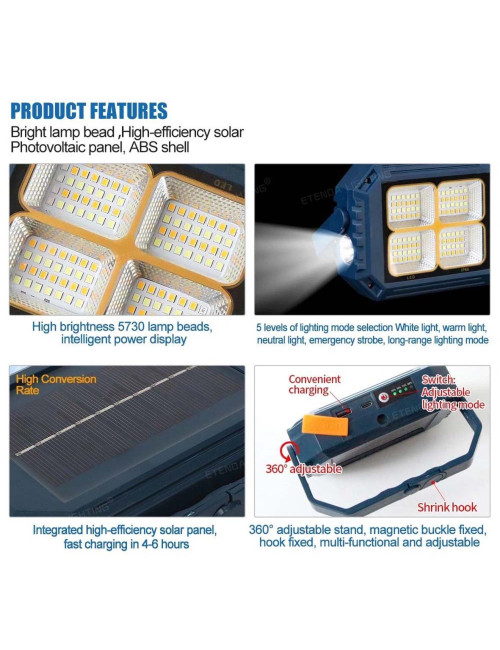 CK902/-SOLAR LED LIGHT WALL LAMP DOUBLE BULB