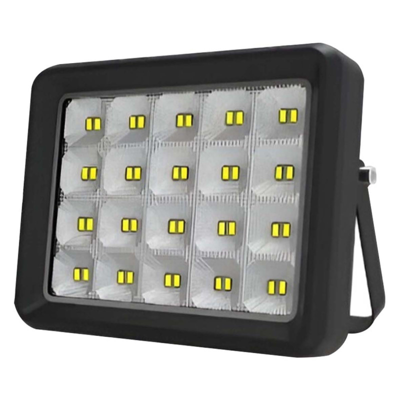 GD-2205 SOLAR FLOOD LIGHT WITH 2BULB & PANEL