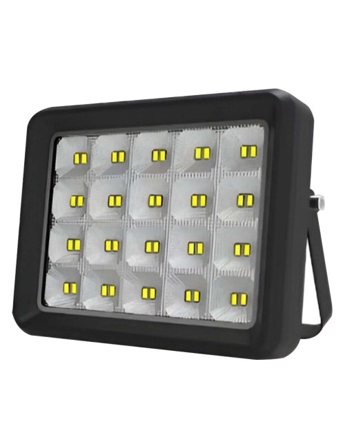 GD-2205 SOLAR FLOOD LIGHT WITH 2BULB & PANEL