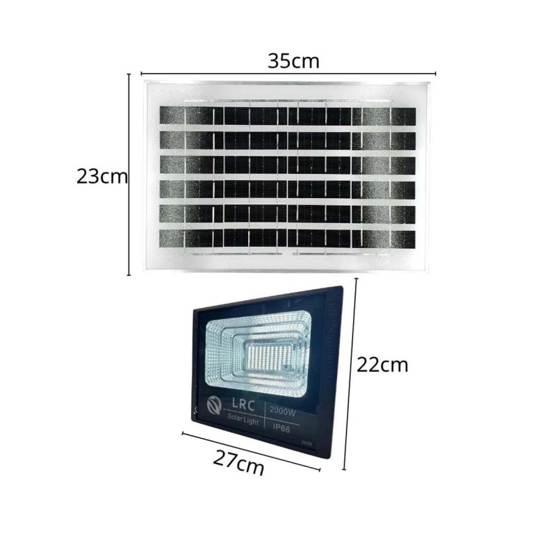 SOLAR STREET LIGHT 2000W WITH PANEL