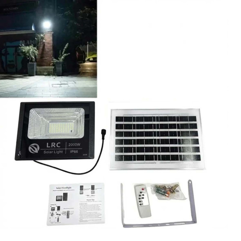 SOLAR STREET LIGHT 2000W WITH PANEL
