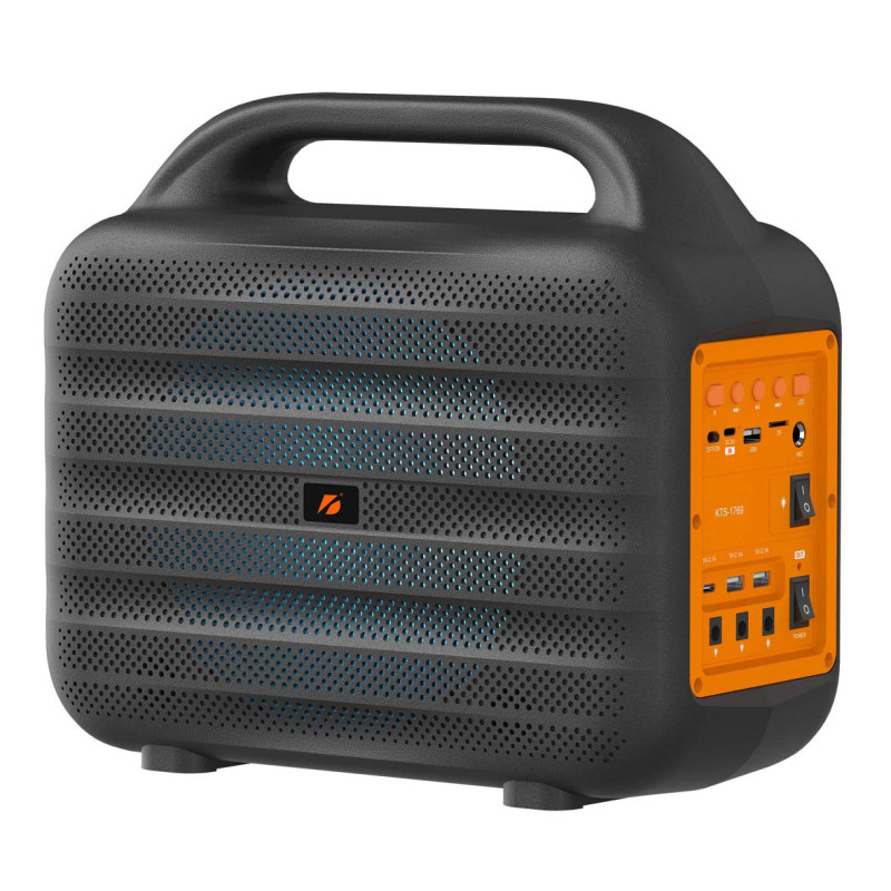 KTS-1769-SOLAR MICROPHONE,BT SPEAKER WITH 1LED BULB