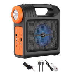 KTS-1796-SOLAR MICROPHONE,BT SPEAKER WITH 1LED BULB