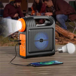 KTS-1796-SOLAR MICROPHONE,BT SPEAKER WITH 1LED BULB