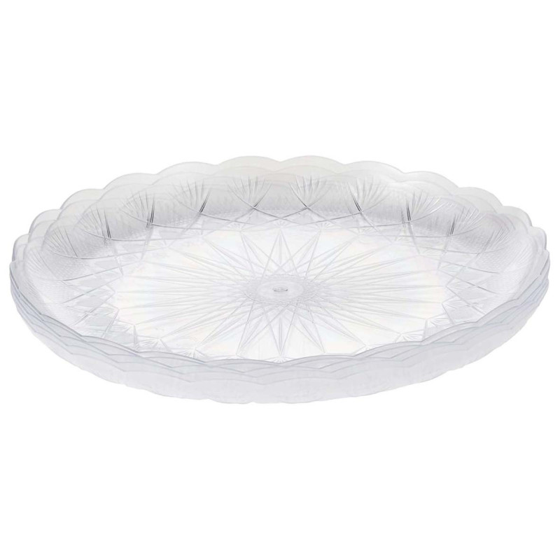 122233 طبق فواكة شفاف طقم 5 حبة