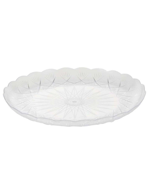 122233 طبق فواكة شفاف طقم 5 حبة