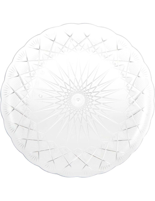 122233 طبق فواكة شفاف طقم 5 حبة