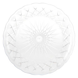 122332 طبق فواكة شفاف طقم 3 حبة