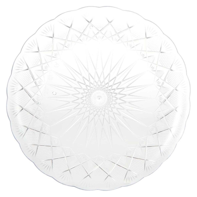 003055 طبق فواكة شفاف طقم 3 حبة