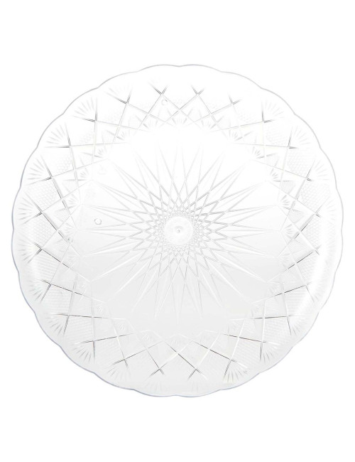 003055 طبق فواكة شفاف طقم 3 حبة