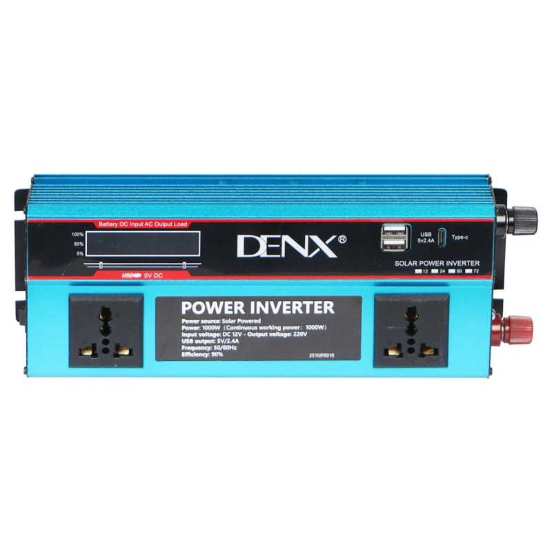 DENX DX3650 1000W DC12/24V محول كهرباء