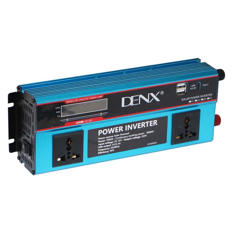 DENX DX3650 1000W DC12/24V محول كهرباء