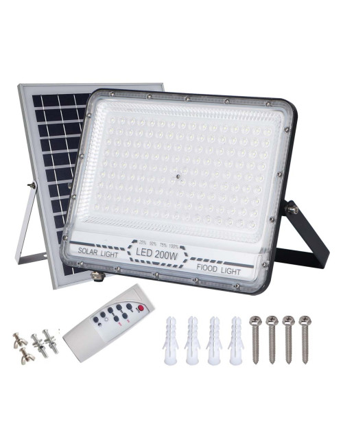 XG 200W SOLAR MOTION LED SPOTLIGHT WITH REMOTE 200W